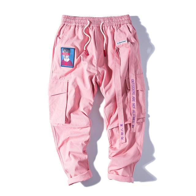 Pink cargo trousers | Loavies